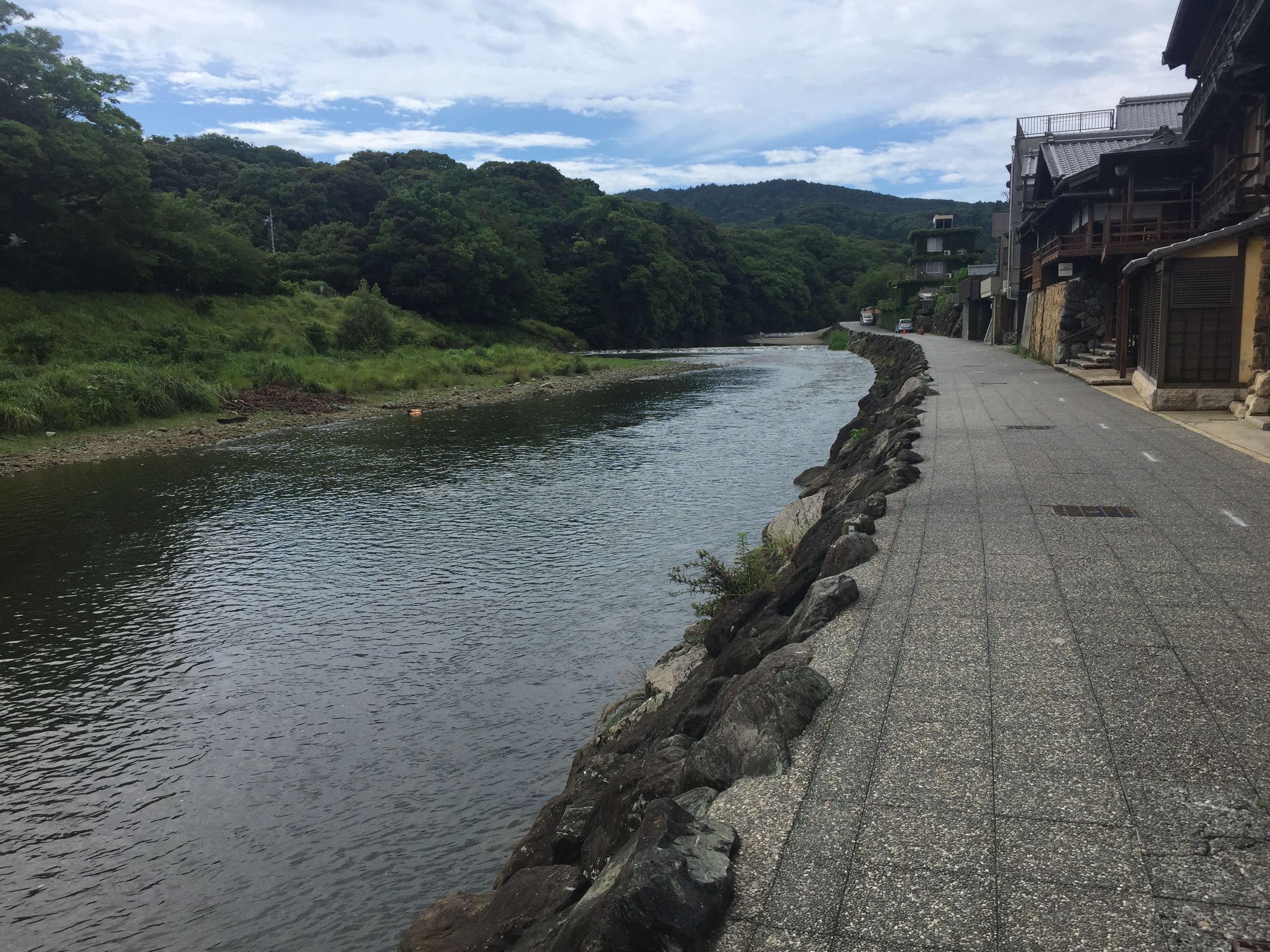 台風一過・・・清流五十鈴川
