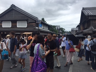 お盆明けのおはらい町