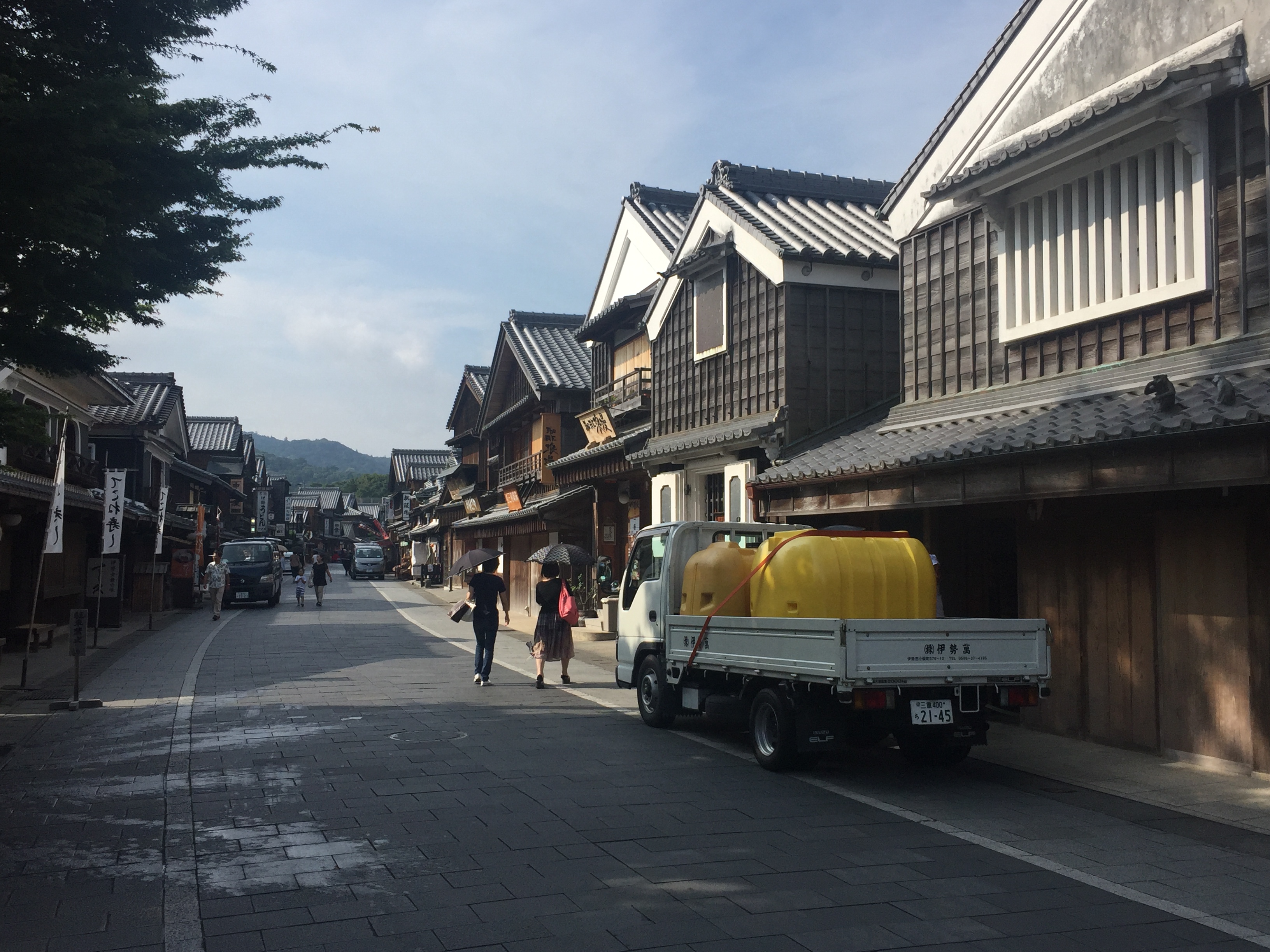 今日の朝のおはらい町